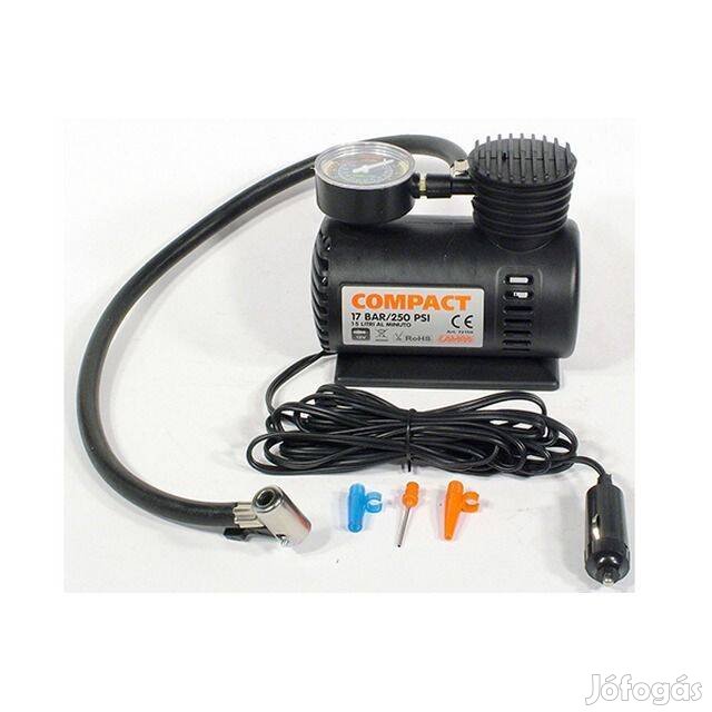 Autós Szivargyújtós mini Kompresszor 12V 250PSI 70W _