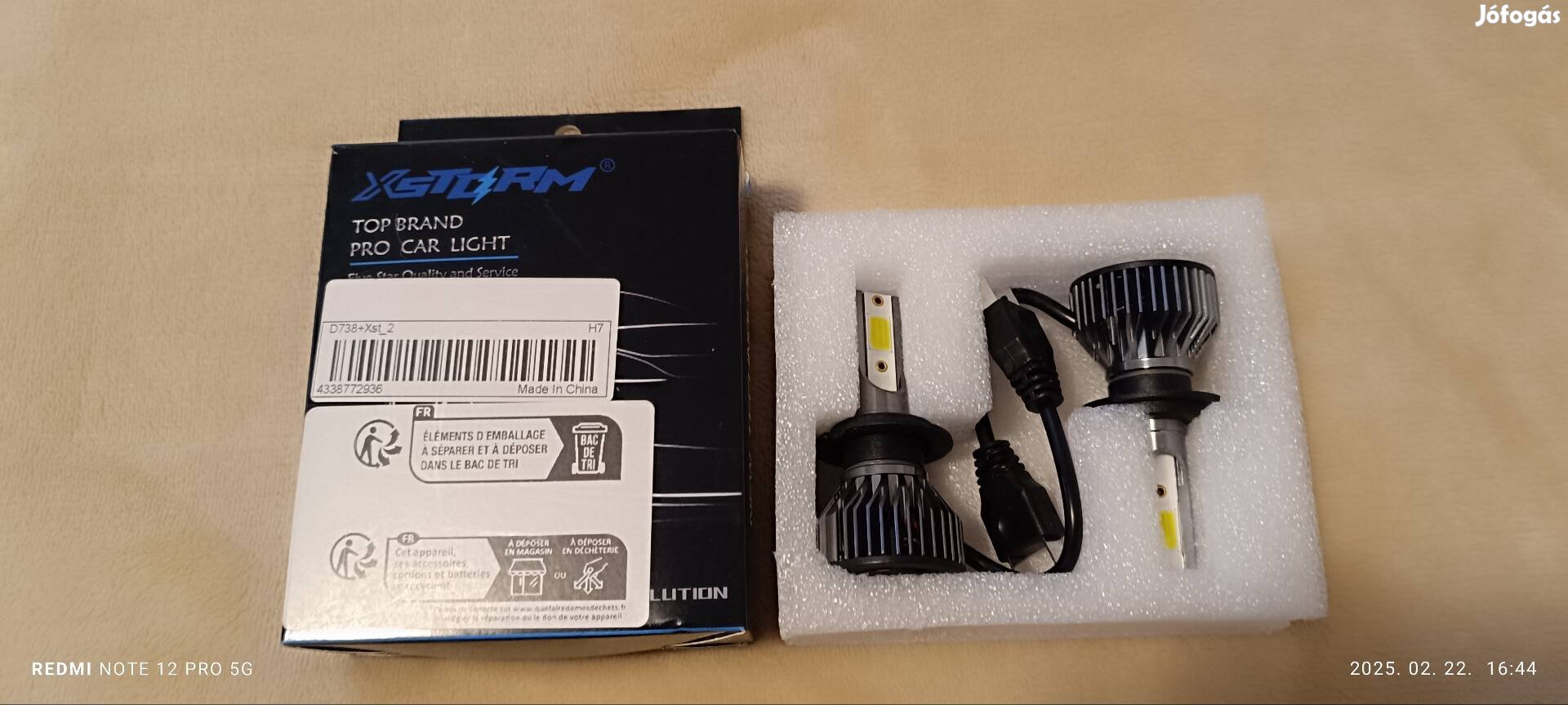 Autós Xstorm H7-Es Canbusos LED izzó.