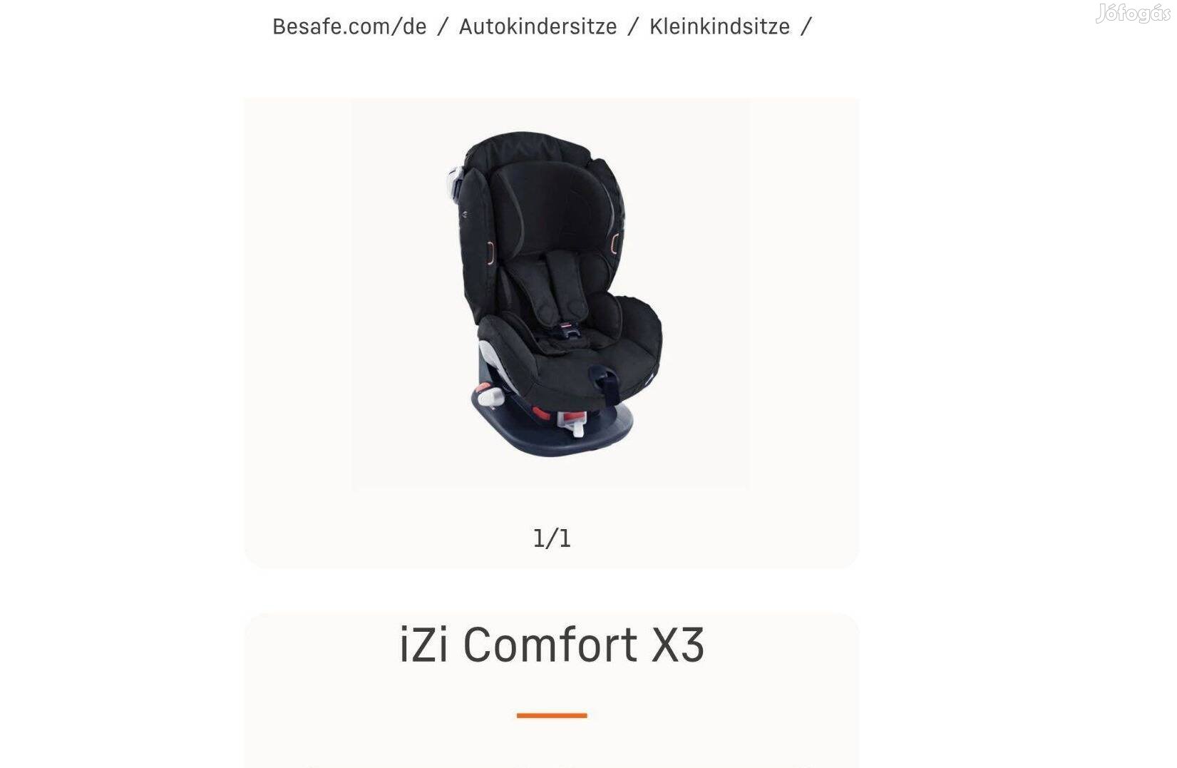 Autós gyerekülés, Besafe Izi Comfort X3