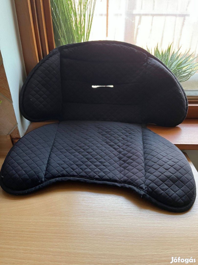 Autós gyerekülés párna, etetőszék párna, hinta párna, fekete