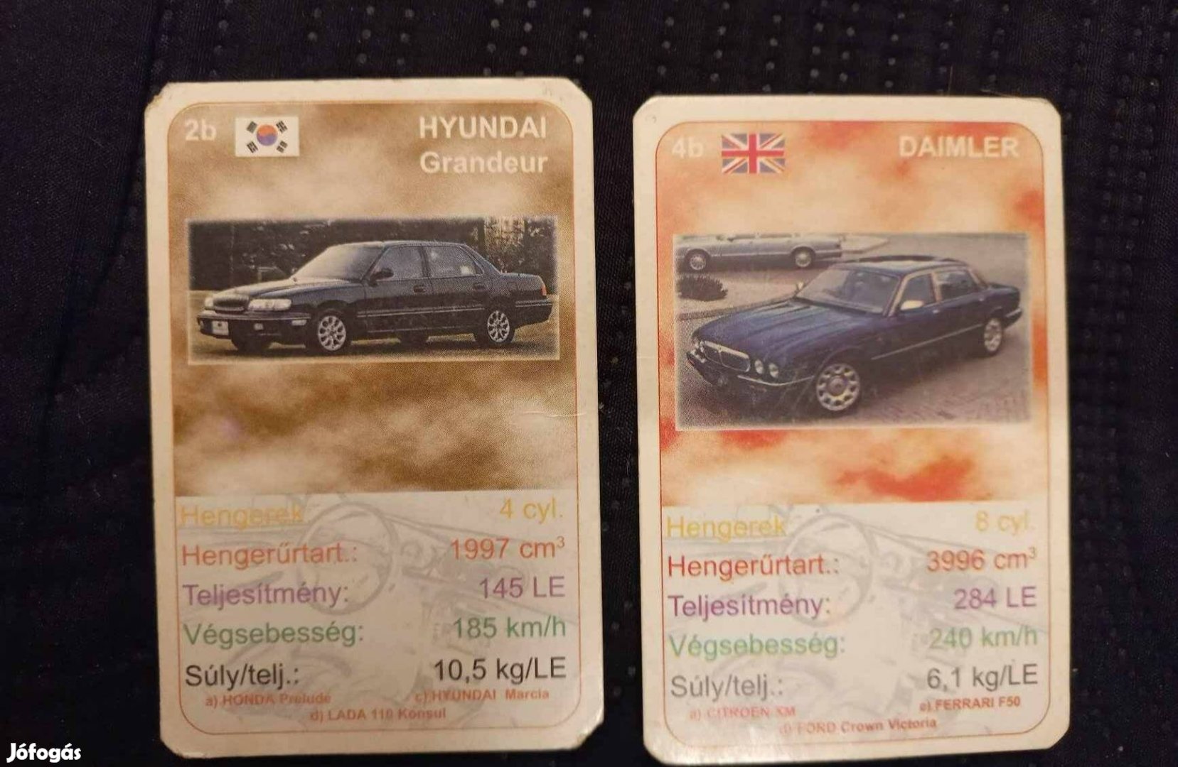 Autós kártyák - Hyundai és Daimler