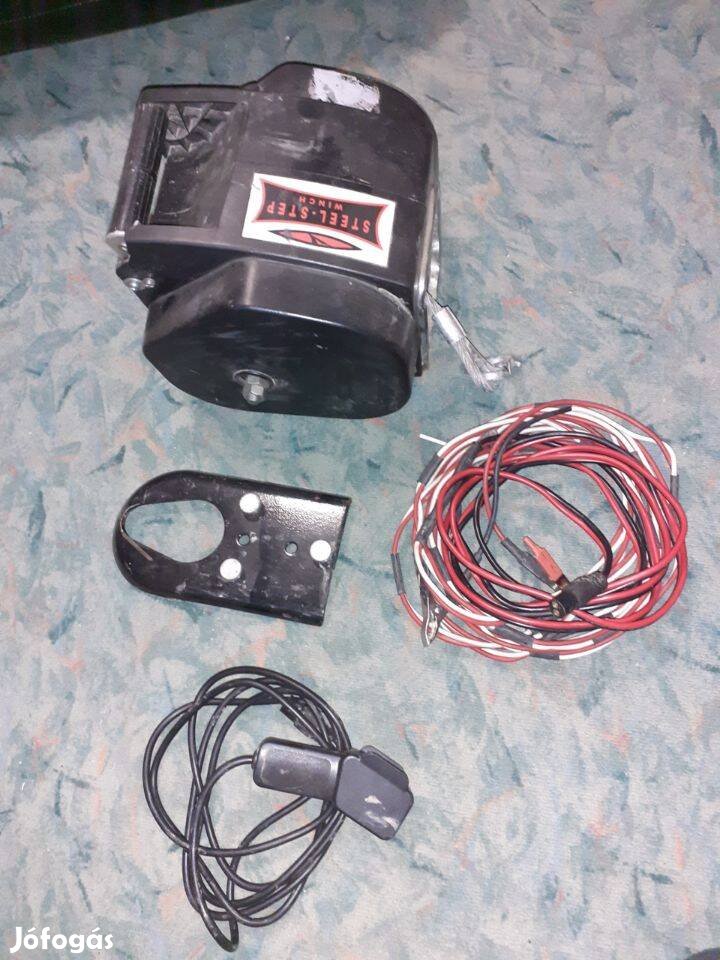 Autós mobil csörlő eladó 12Voltos