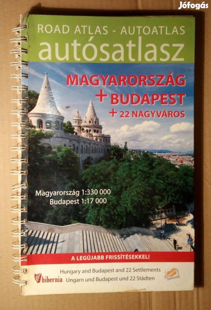 Autósatlasz Magyarország + Budapest + 22 Nagyváros (2007)