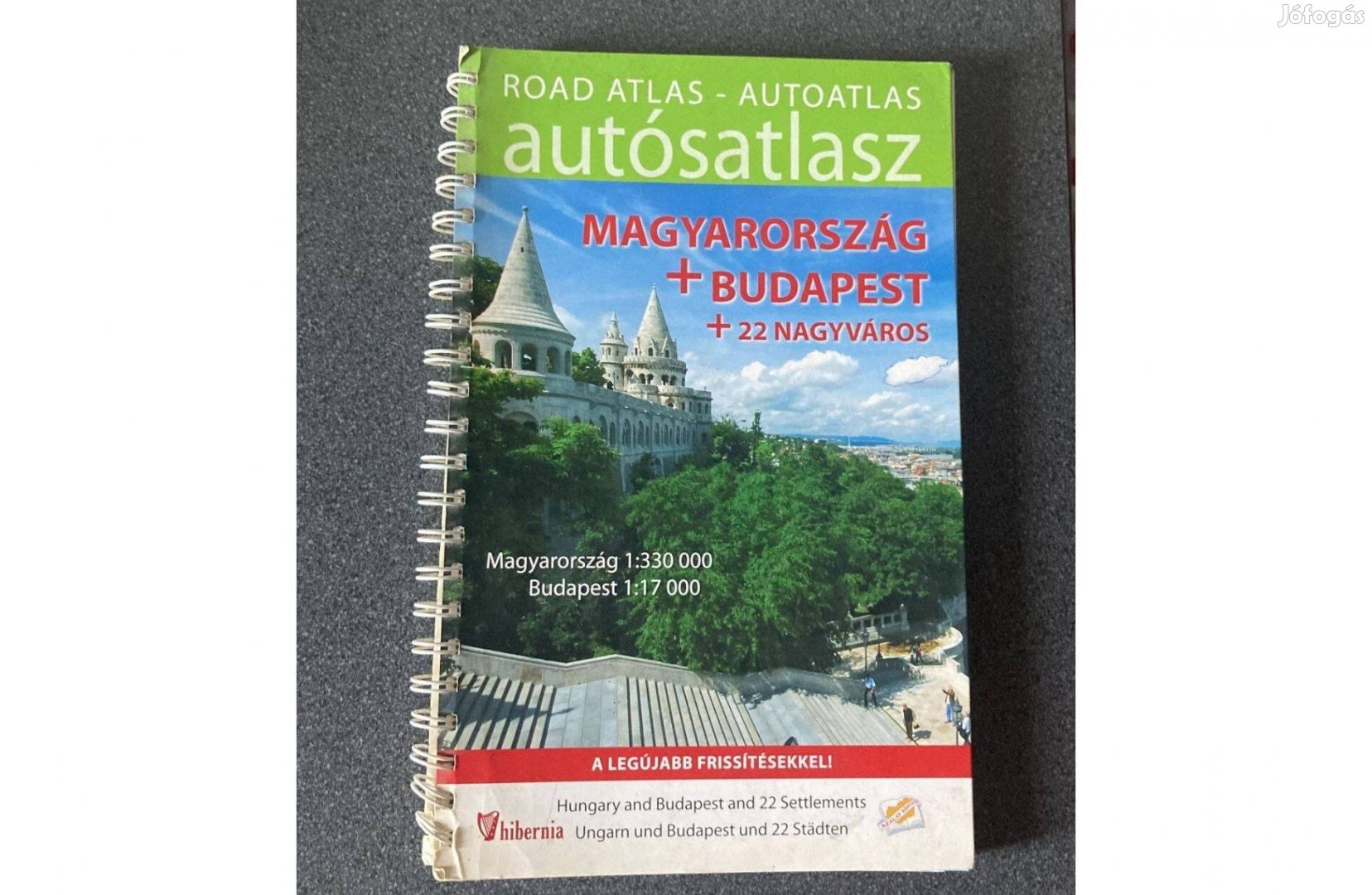 Autósatlasz Magyarország + Budapest + 22 Nagyváros (2007)