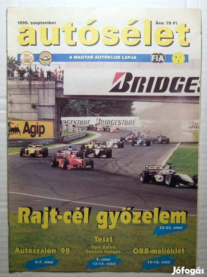 Autósélet 1999/9 Szeptember (tartalomjegyzékkel)