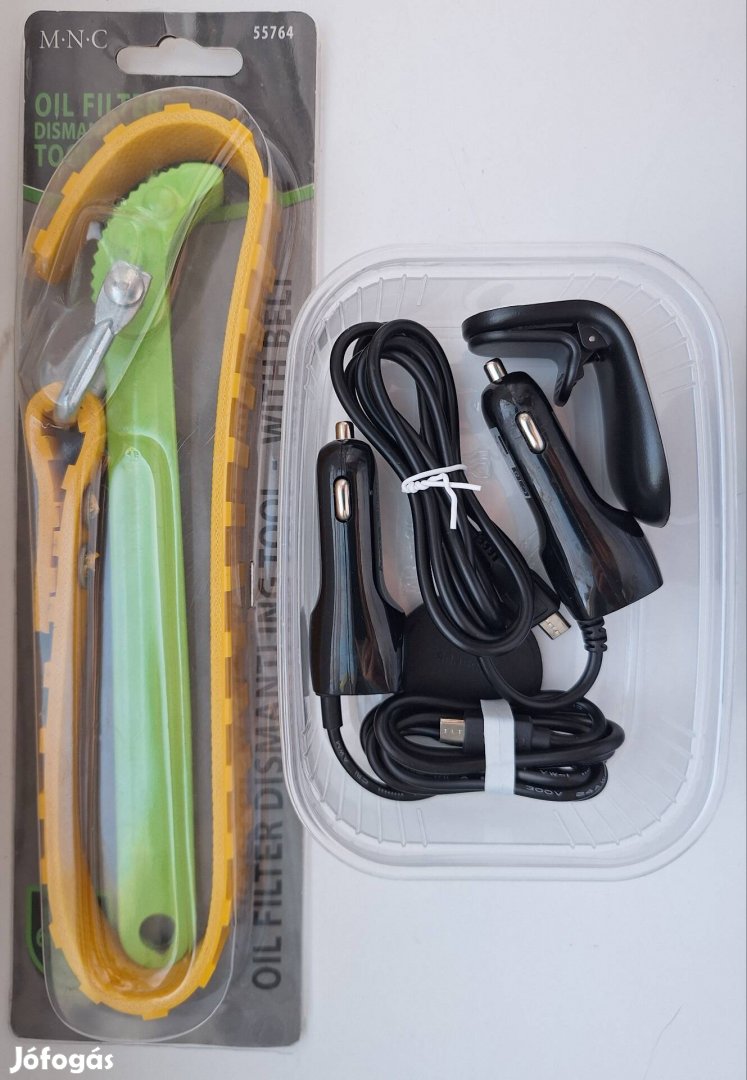 Autóstöltő, telefontartó, szűrőleszedő