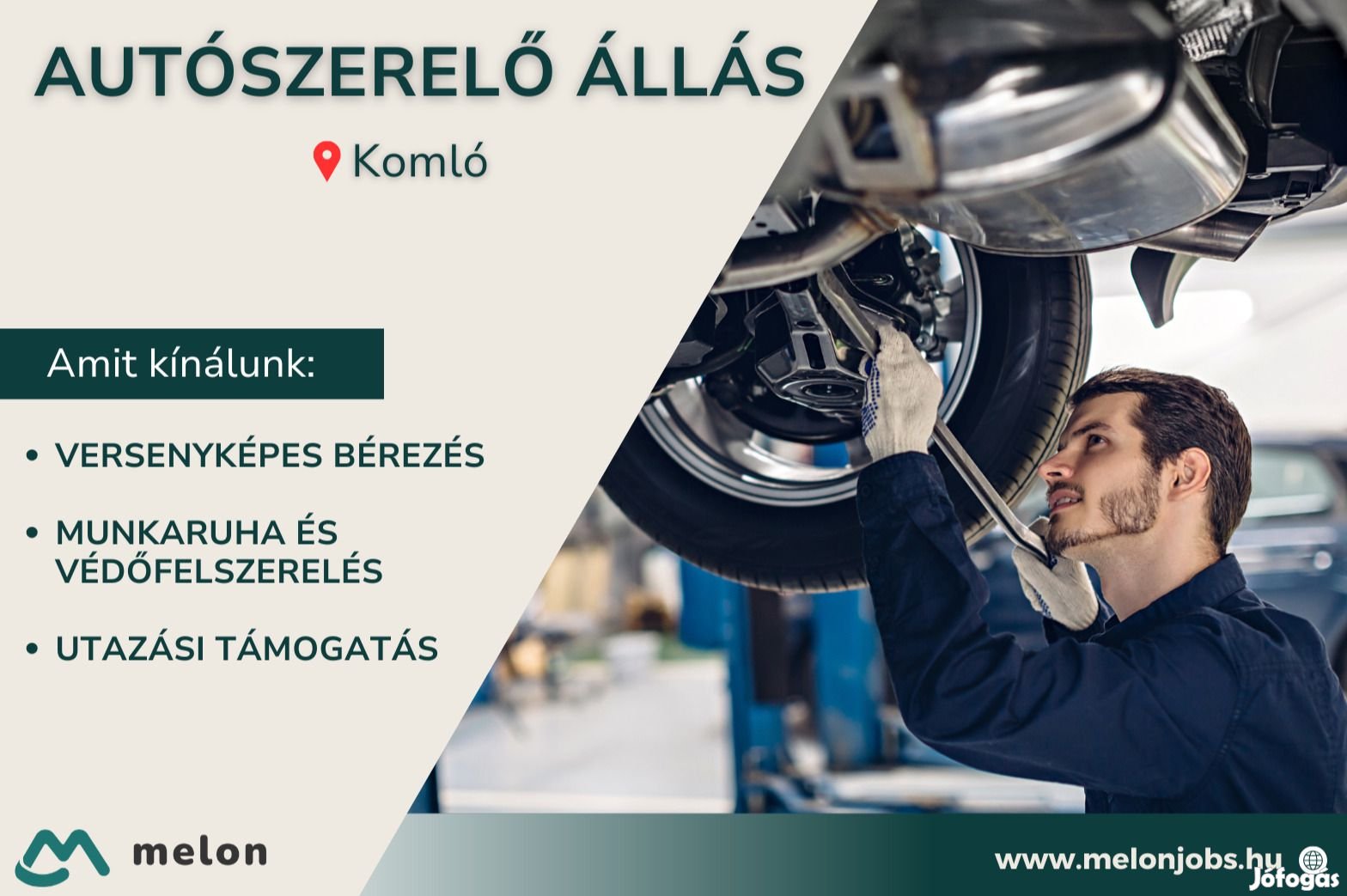 Autószerelő álláslehetőség