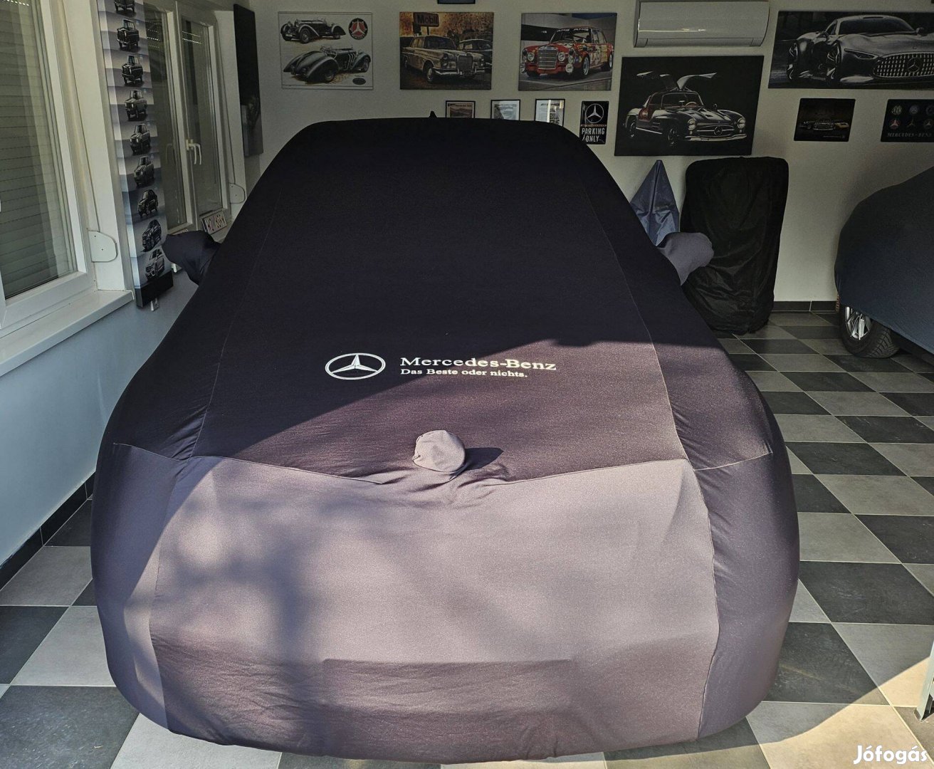 Autótakaró ponyva Mercedes W221 Long típusra