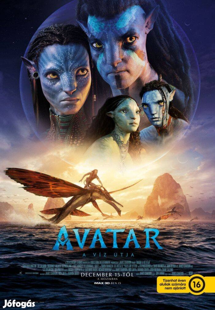 Avatar A víz útja mozi plakát poszter