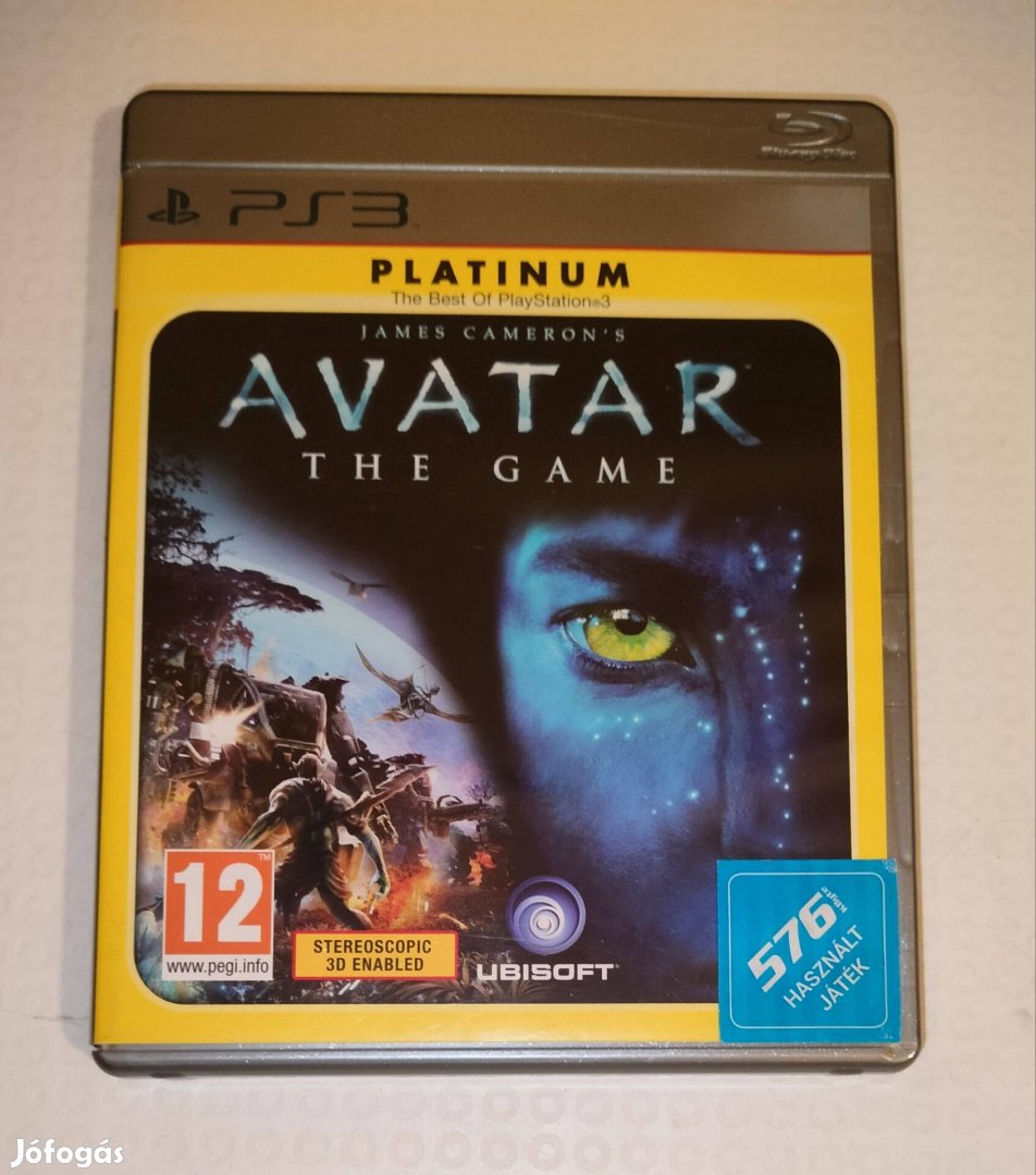 Avatar The game PS3 játék Platinum 