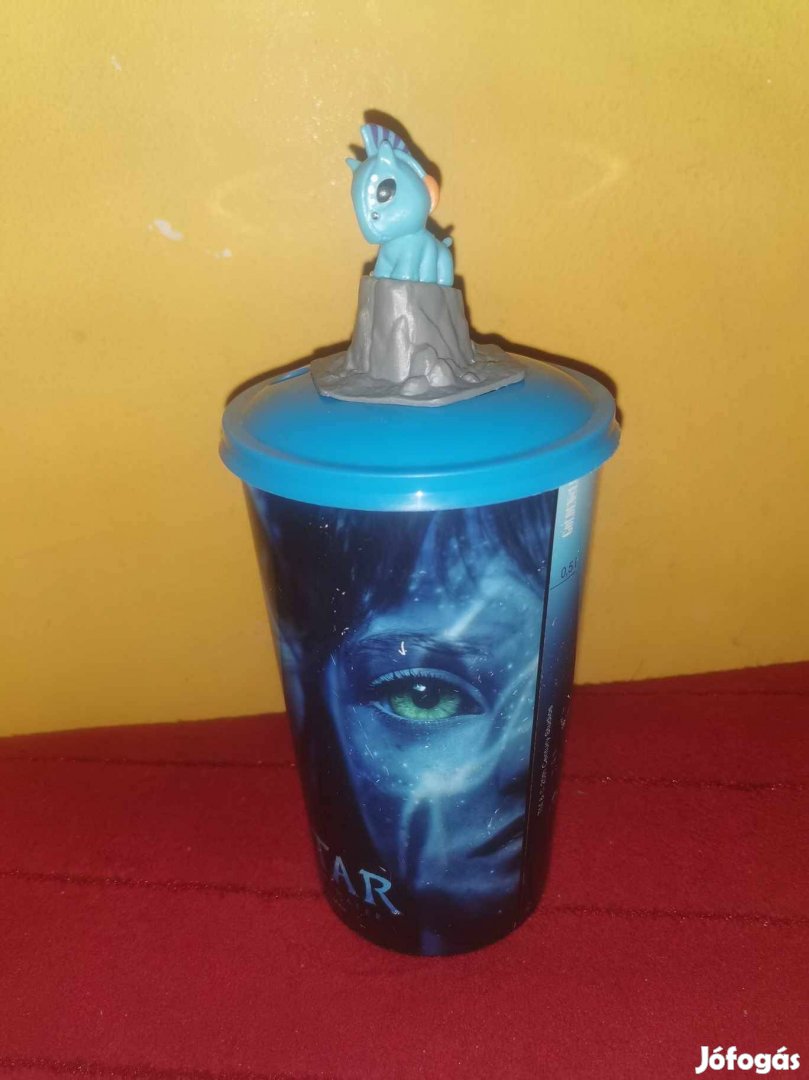 Avatar topper+pohár (pohár kicsit sérült)