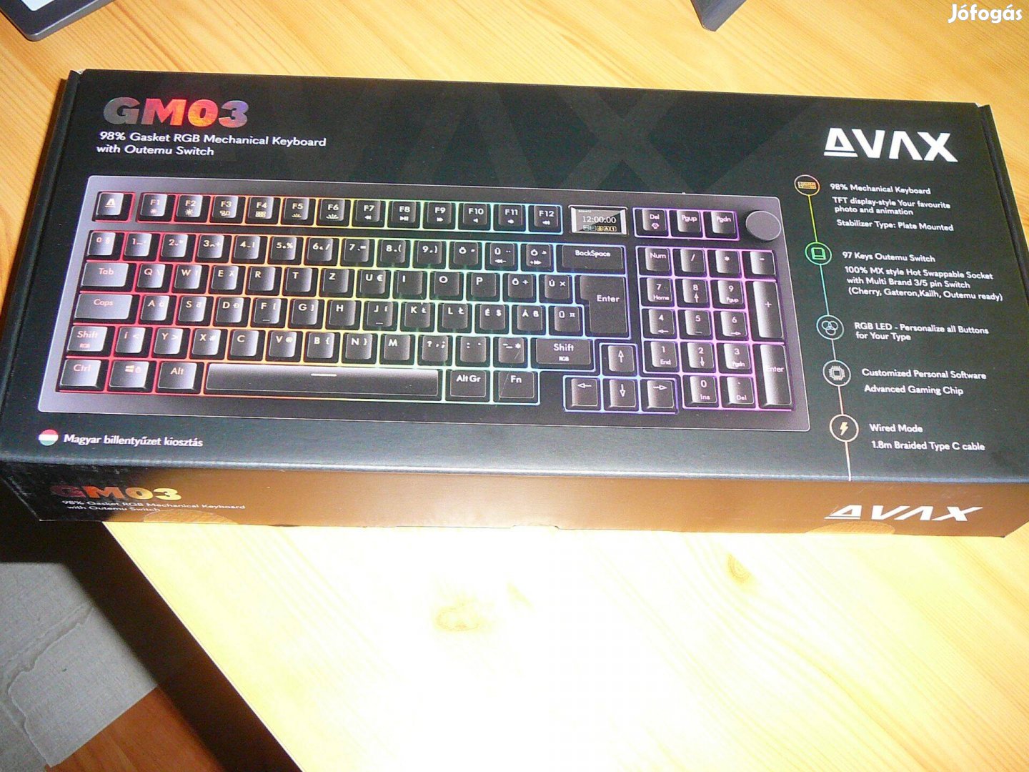 Avax GM03 billentyűzet számitógéphez,Bontatlan
