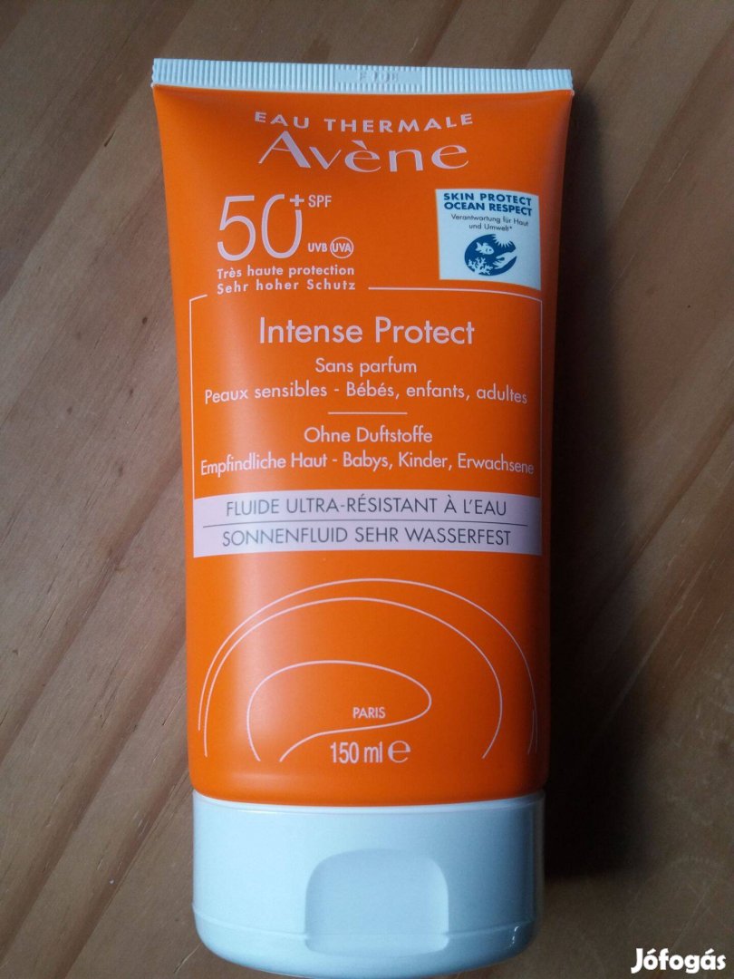 Avene Intense Protect SPF 50+ Napvédő krém, gyerekeknek is