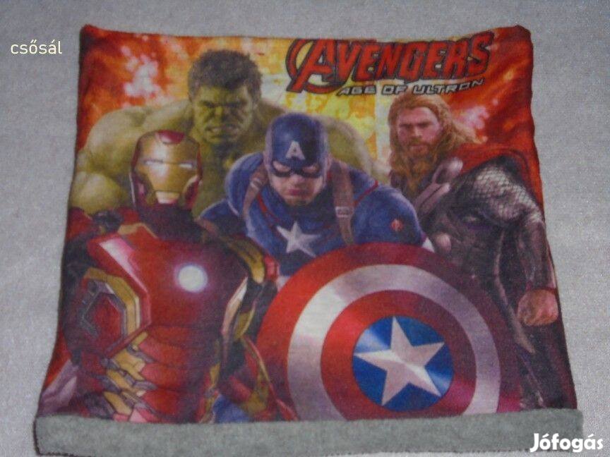 Avengers Bosszúállók mintás csősál sötét színű sál körsál