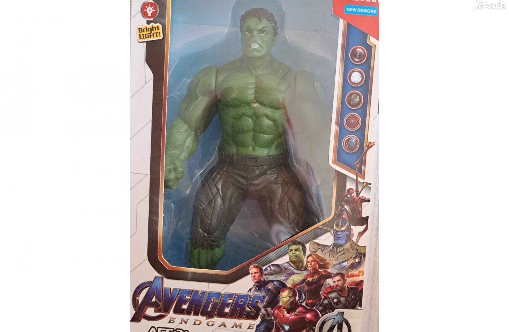 Avengers figurák /Hulk,Pók,Vasember,Ameika kapitány