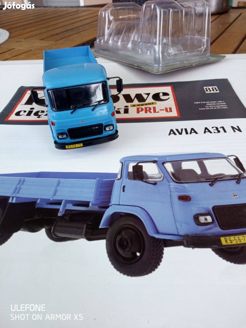 Avia A 31 N kis teherautó modell Deagoostini 1:43 Új!!! Újsággal!!!