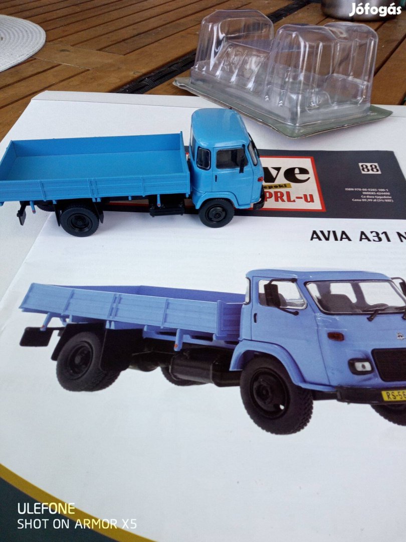 Avia A 31 N kis teherautó modell Deagoostini 1:43 Új!!! Újsággal!!!