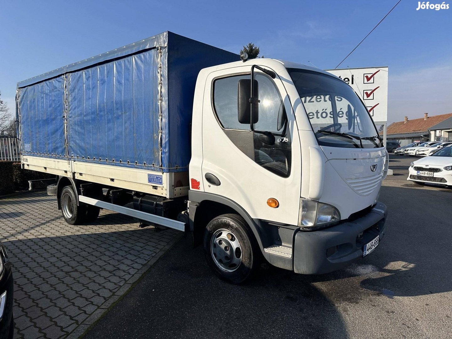 Avia D75 D 75 Platós Ponyvázott