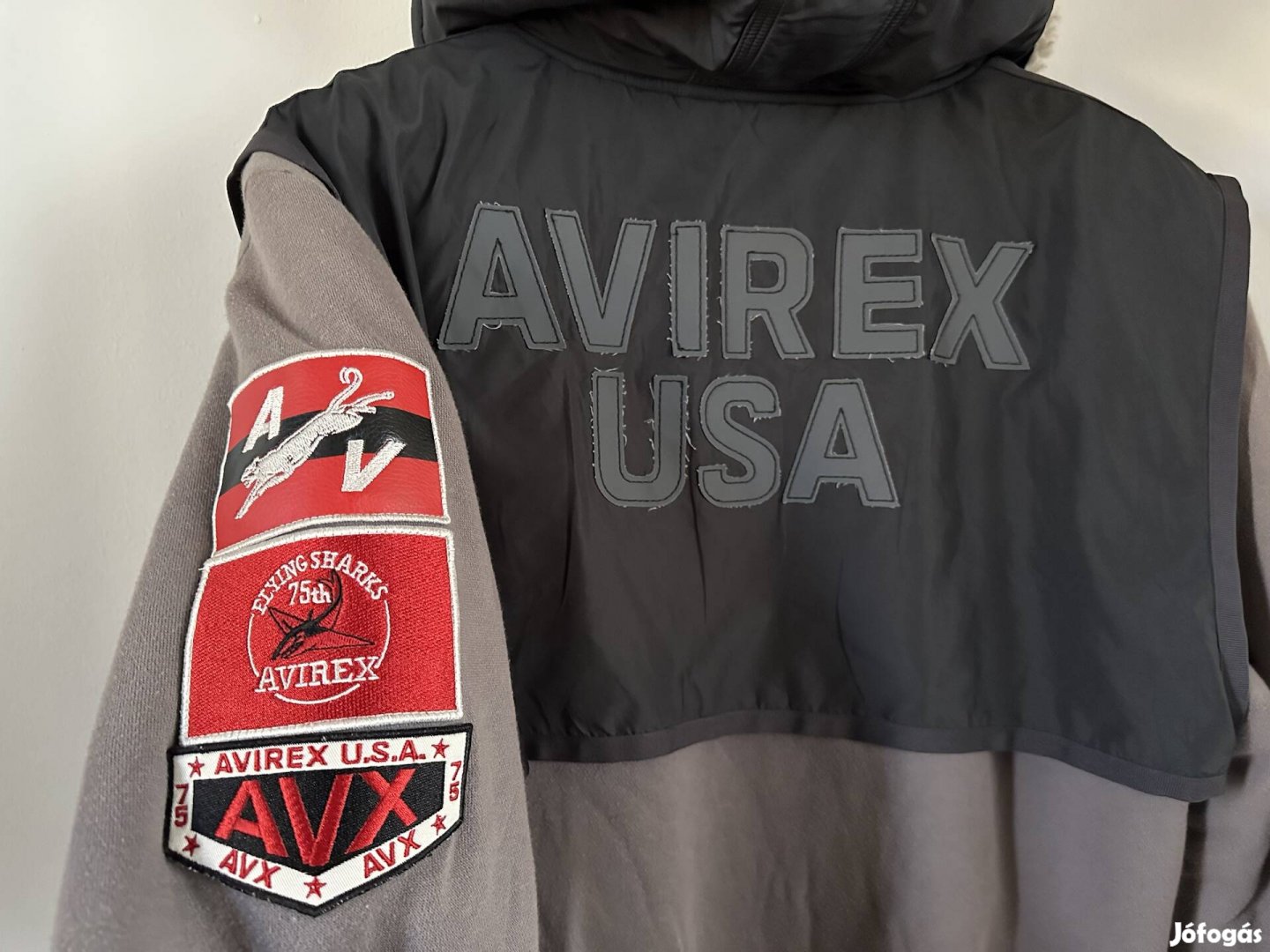 Avirex USA Flying Shark bomber dzseki