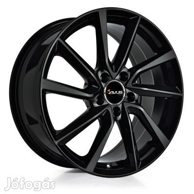 Avus AC-518 Fekete 6X15 4X108 ET25 CB65,1 | alufelni |