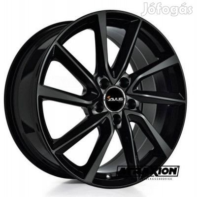 Avus AC-518 Fekete 8X18 5X108 ET50 CB73,1 alufelni