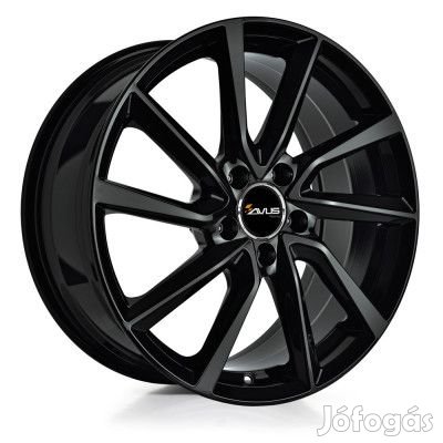 Avus AC-518 Fekete 8X19 5X110 ET33 CB65,1 | alufelni |