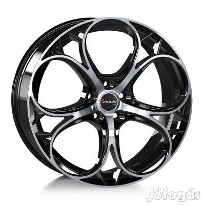 Avus AC-520 Fekete polír 7,5X17 5X110 ET30 CB65,1 | alufelni |