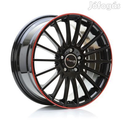 Avus AC-M03 Black Red LIP 8X19 5X112 ET35 CB66,6 | alufelni |