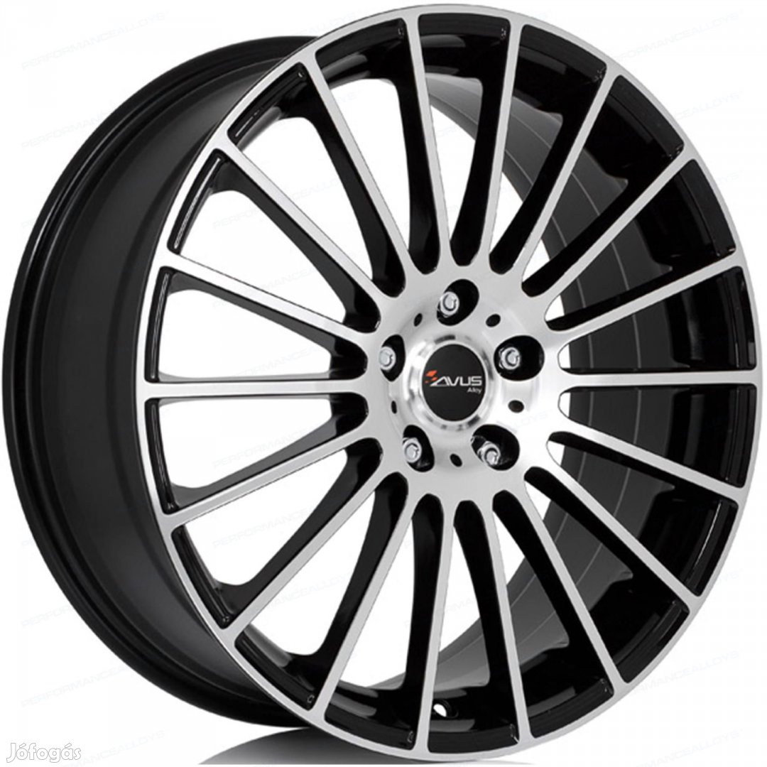 Avus AC-M03 Fekete polír 8X18 5X114,3 ET40 CB73,1 | alufelni |