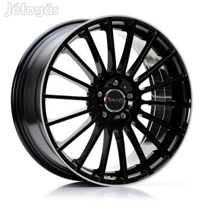 Avus AC-M03 Fekete polírozott LIP 7X17 4X108 ET25 CB65,1 | alufelni |