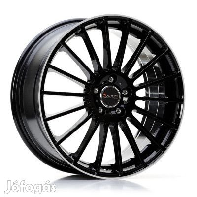 Avus AC-M03 Fekete polírozott LIP 7X17 4X108 ET42 CB63,4 | alufelni |