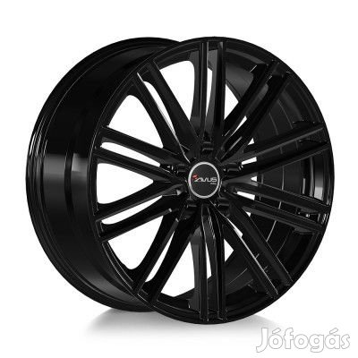 Avus AC-M08 Fekete 11,5X22 5X130 ET52 CB71,6 | alufelni |
