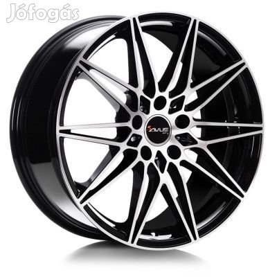 Avus AC-MB5 Fekete polírozott 8X19 5X112 ET47 CB66,7 | alufelni |