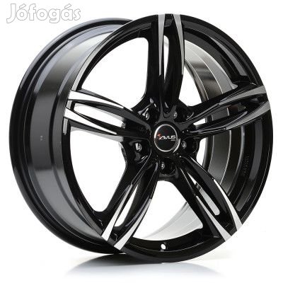 Avus AF15 Fekete polírozott 8X18 5X112 ET30 CB66,7 alufelni