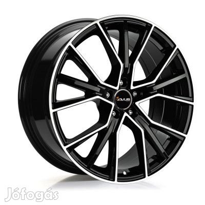 Avus AF18 Fekete polír 8X18 5X100 ET35 CB57,1 | alufelni |
