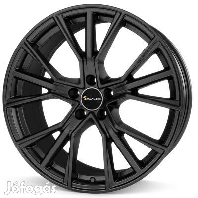 Avus AF18 Fényes fekete 10X23 5X112 ET56 CB66,6 | alufelni |