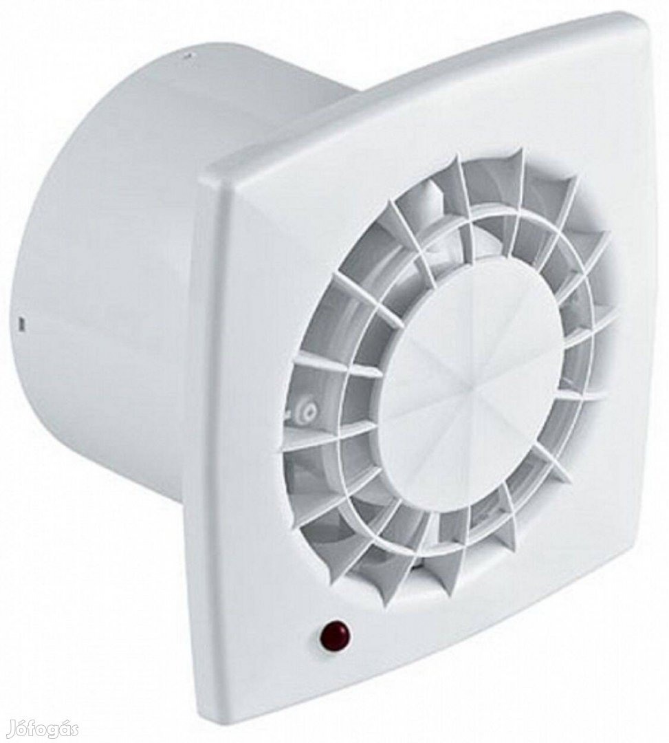 Awenta Vega Wgb125H ventilátor, fehér színben, idő,páraérzékelővel