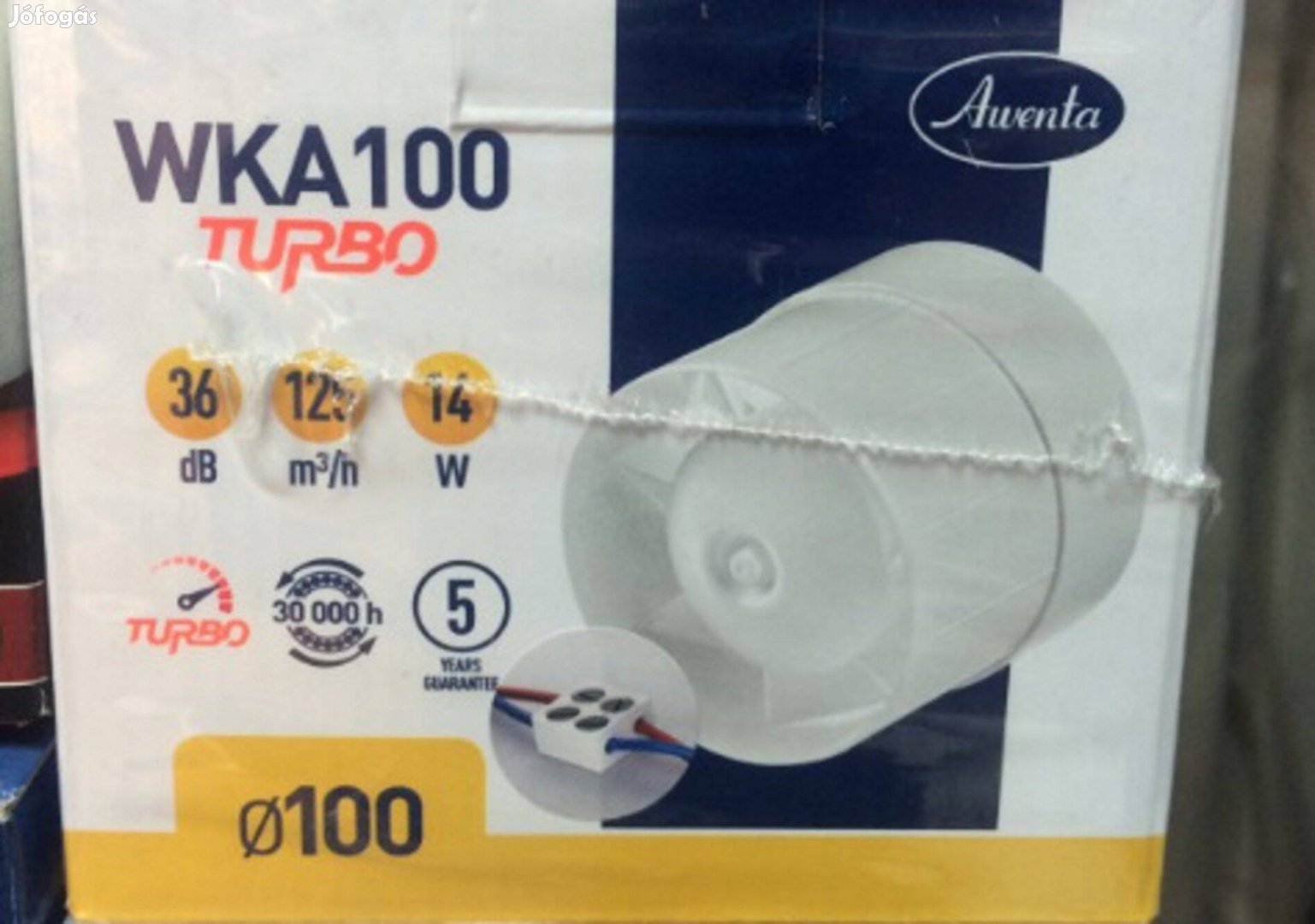 Awenta Wka150T Turbo csőventilátor időzitővel