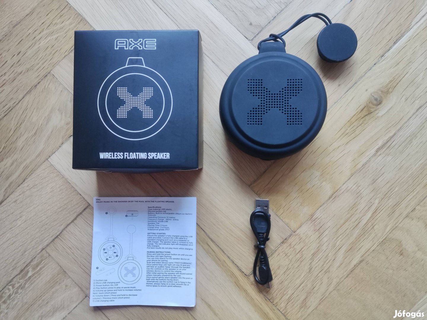 Axe vízálló Bluetooth hangszóró Bluetooth speaker új