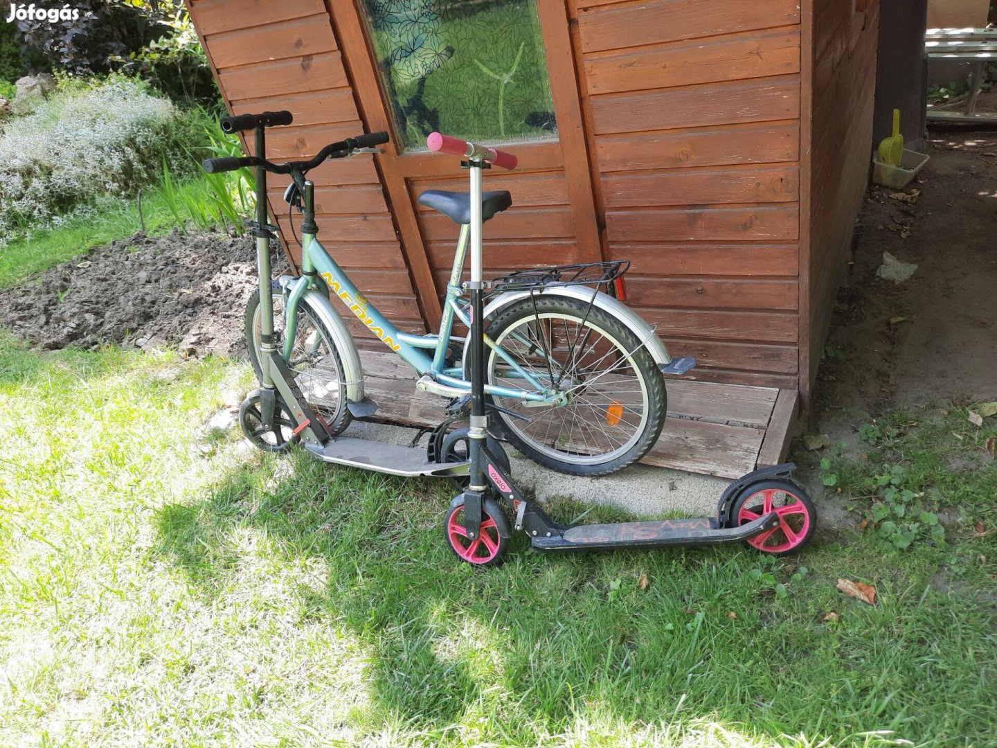 Axelo roller és Merida bicikli