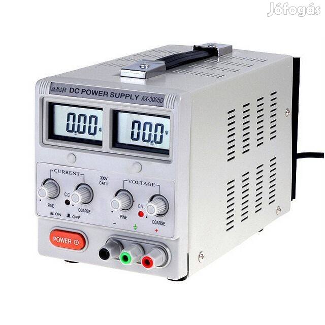 Axiomet Labortápegység Labortáp DC 0-30V (0-5A)