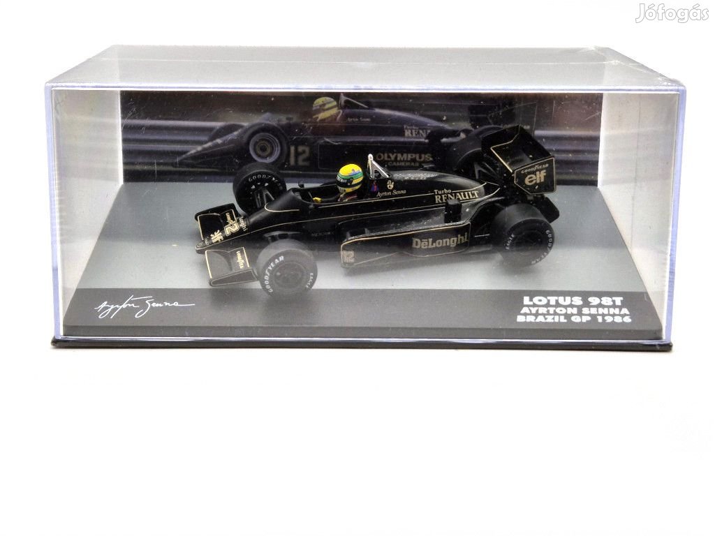 Ayrton Senna Lotus 98T #12 Brazil GP (1986) - Altaya - 1:43
