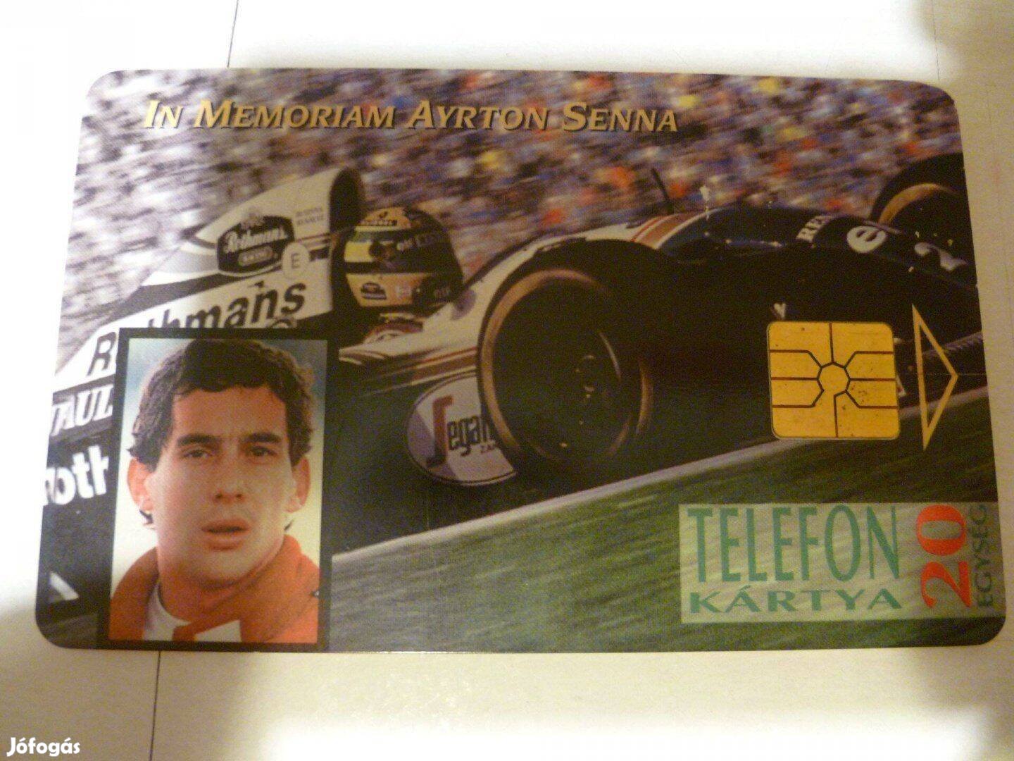 Ayrton Senna telefonkártya