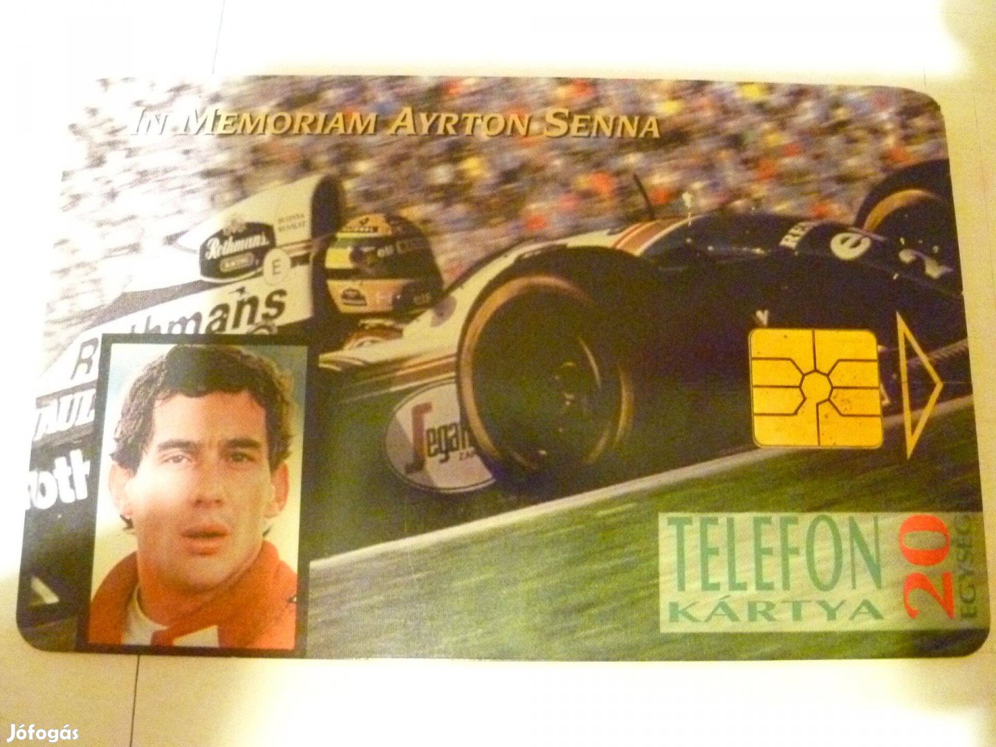 Ayrton Senna telefonkártya