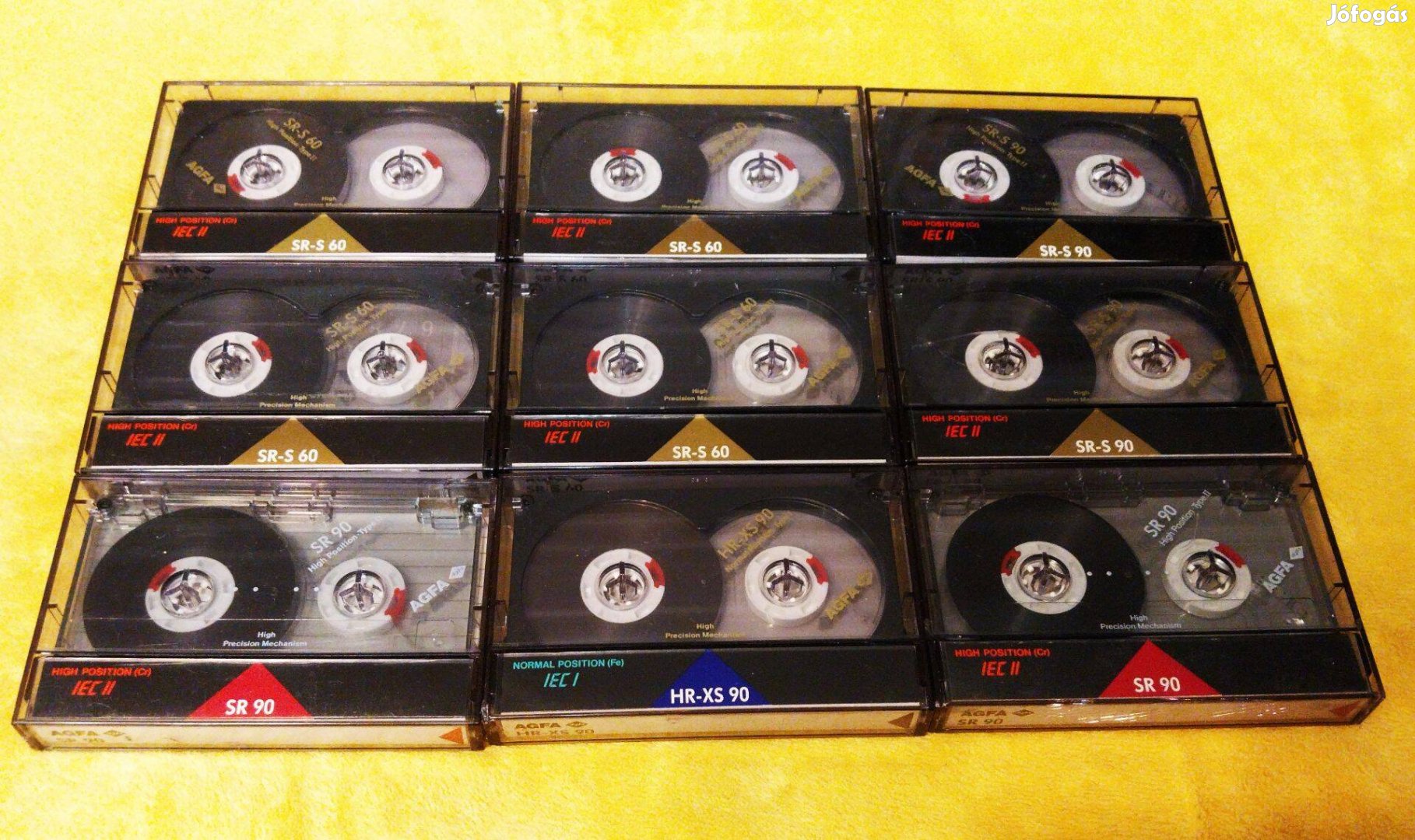 Az Agfa csapat 9 darab jó állapotú Agfa kazetták eladók!
