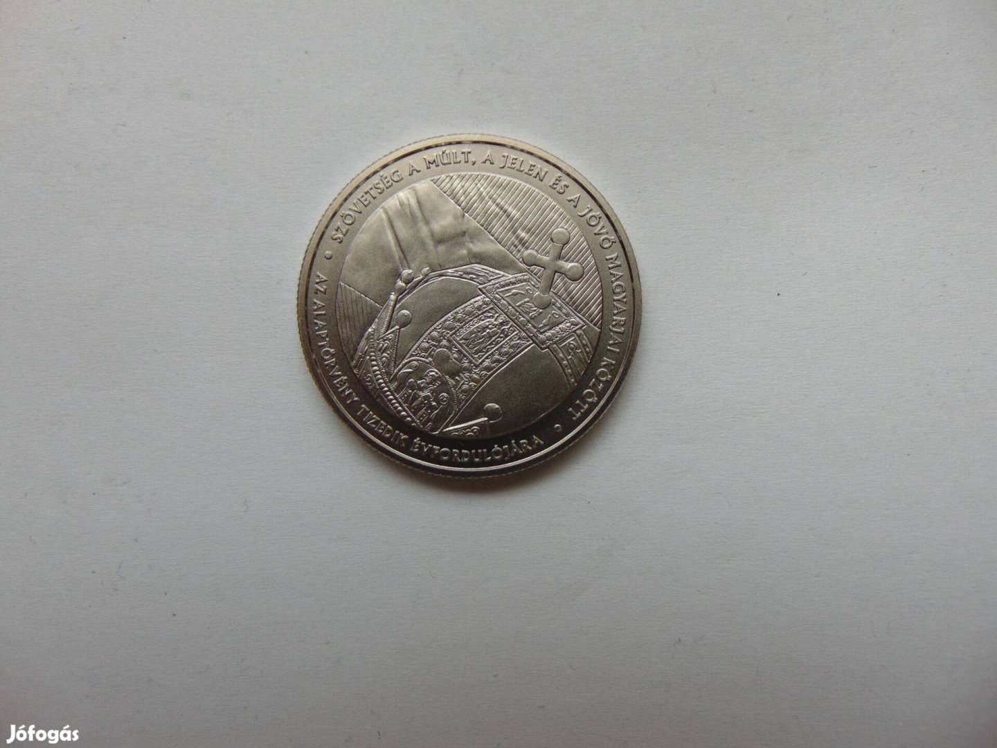 Az Alaptörvény tizedik évforduló 2000 forint 2021 fémpénz 02