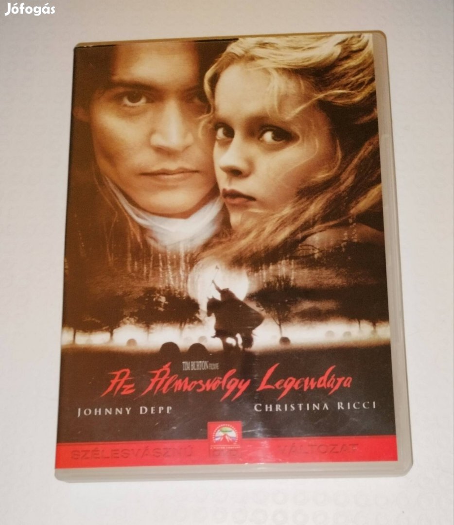 Az Álmosvölgy legendája dvd Johnny Depp 