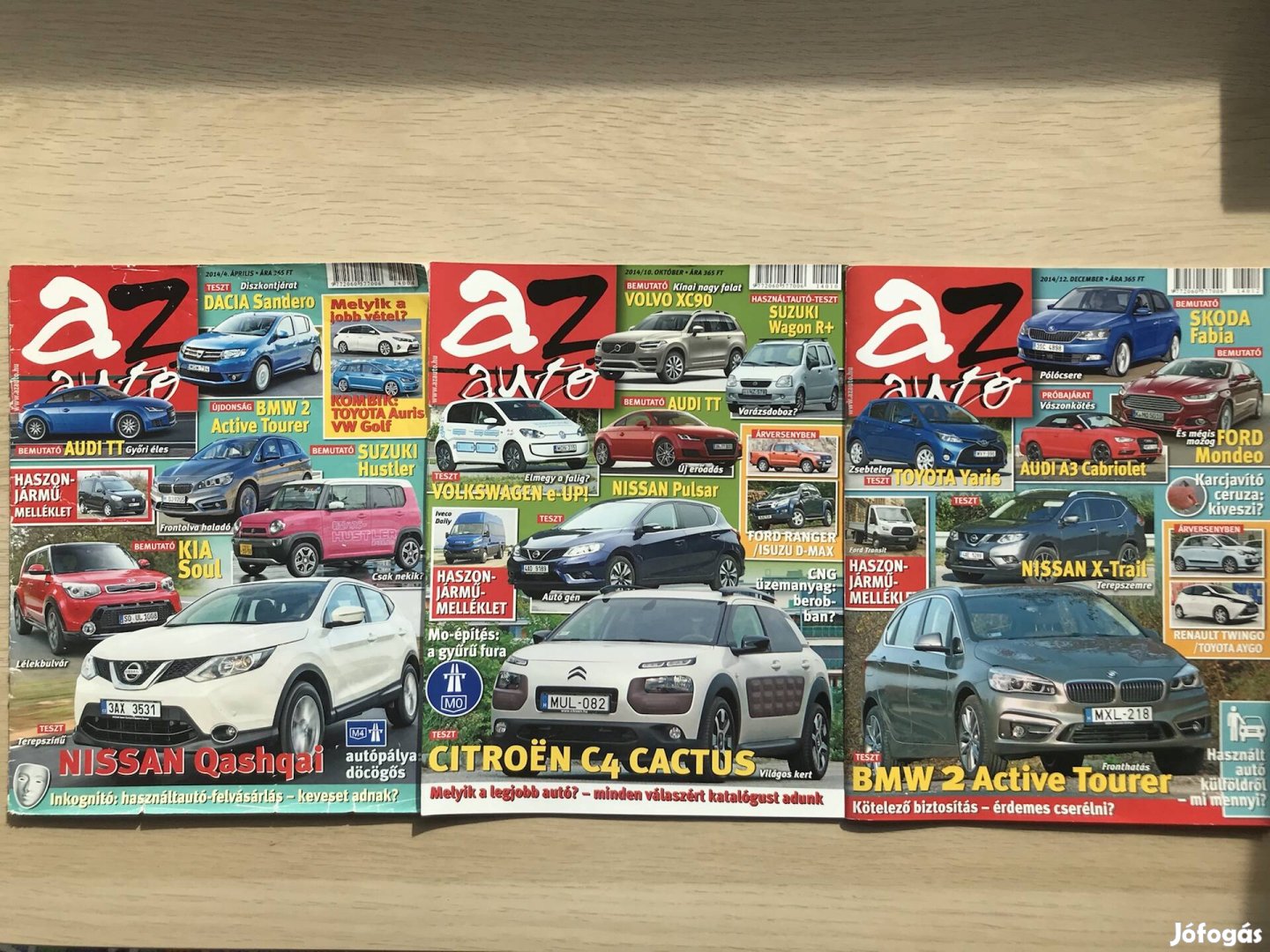 Az Autó magazinok 2014 (3 db)