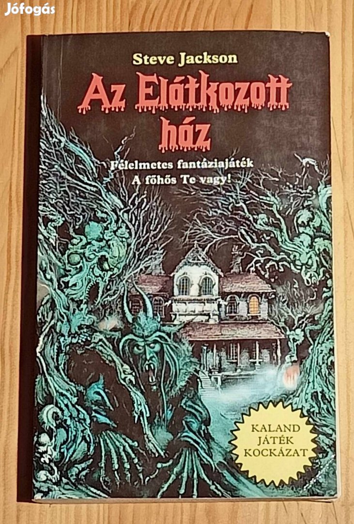 Az Elátkozott ház Steve Jackson könyv Kaland, játék, kockázat