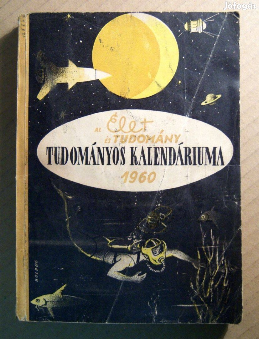 Az Élet és Tudomány Kalendáriuma 1960 (viseltes) 9kép+tartalom